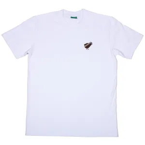 Orchard Emb Bird Logo Tee White/Brown/Cream