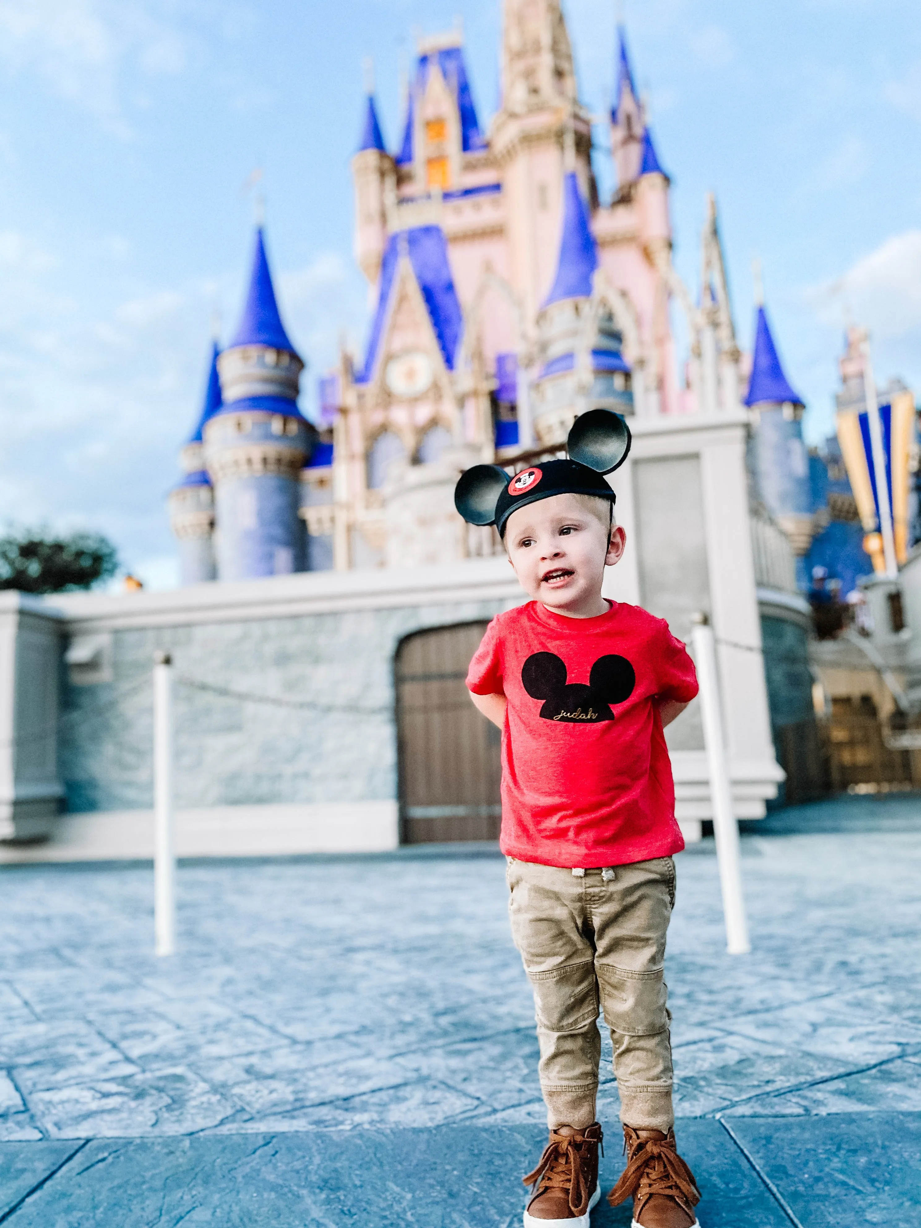 Personalized Mickey Hat | Kids Tee