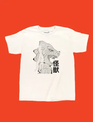 Popkiller Artist Series Acky Bright Kawaii Kaiju Youth T-shirt