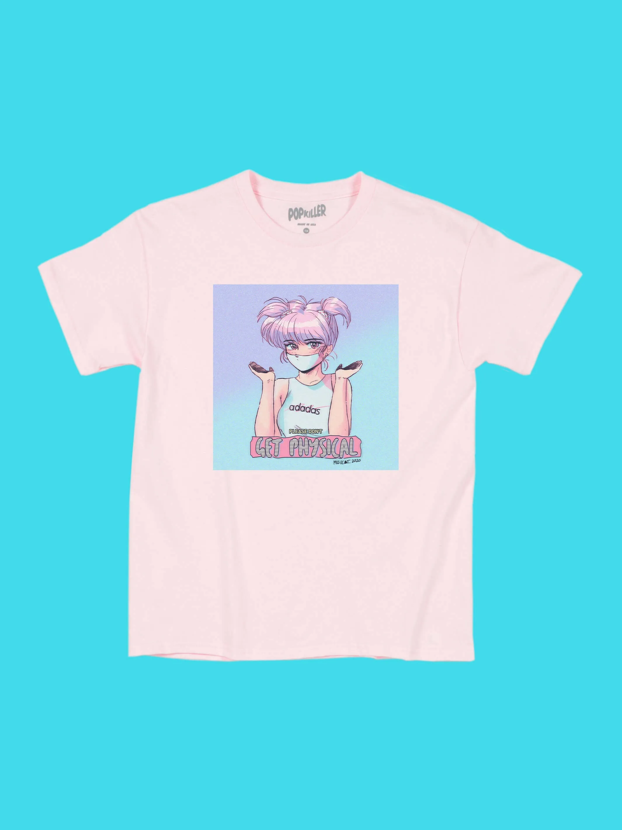 Popkiller Artist Series Mizucat Please Don't Get Physical Youth T-shirt