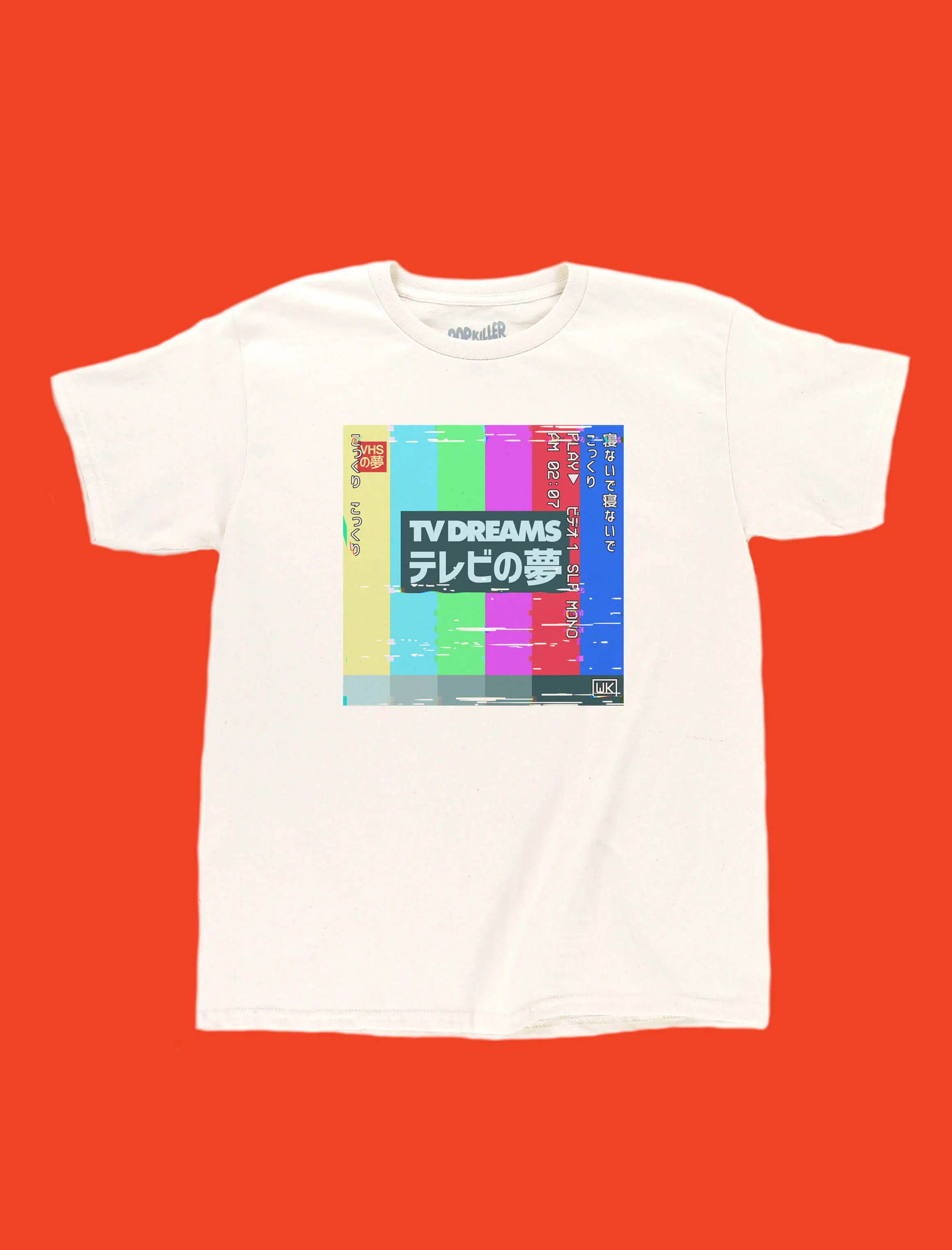 Popkiller Artist Series Warakami Vaporwave TV Dreams Youth T-shirt