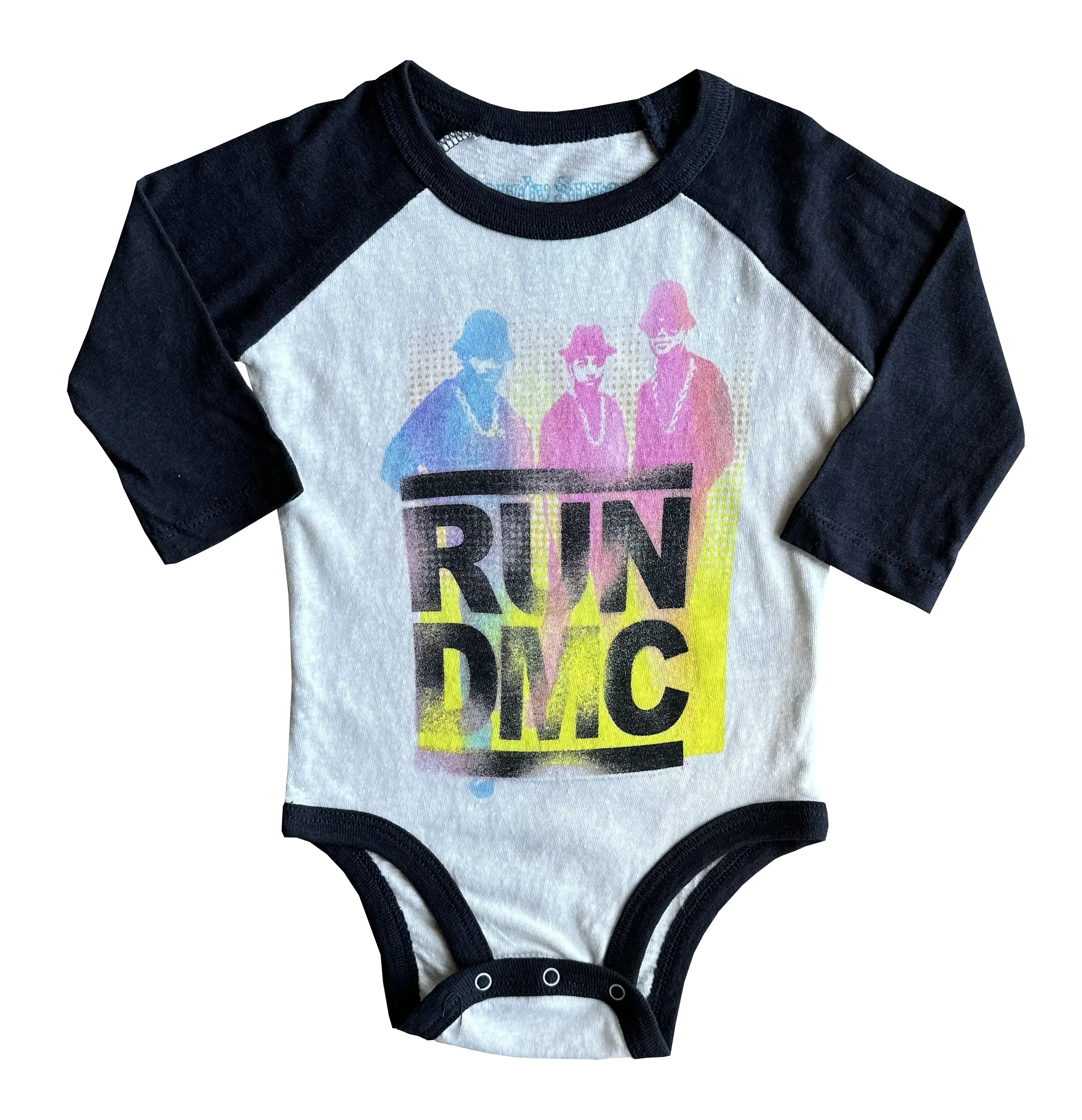 Run DMC  Recycled Raglan Onesie