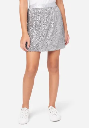 Sequin A-Line Skirt