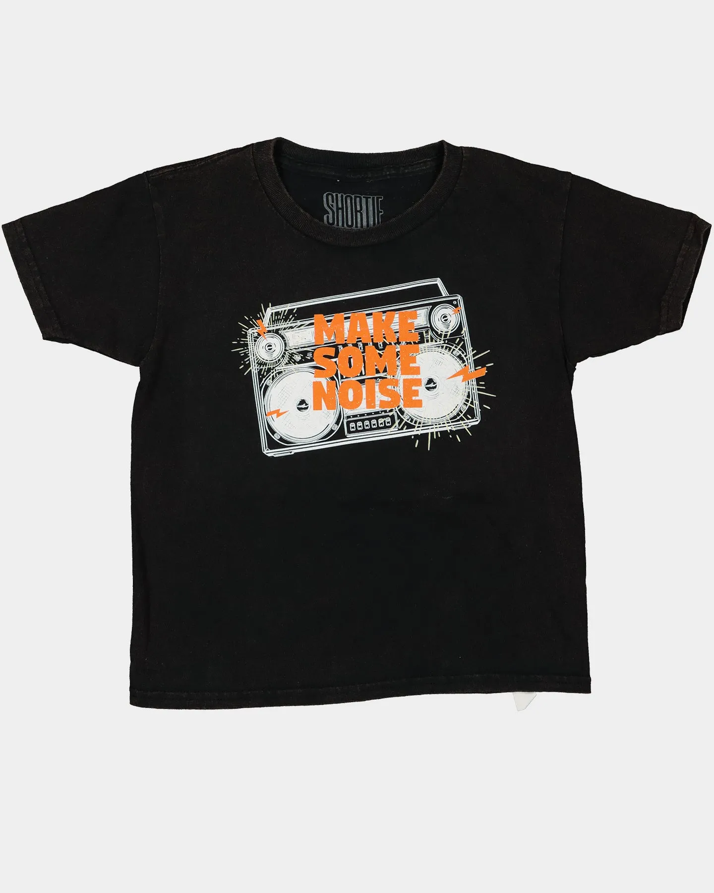 Shortie Kids' Make Some Noise T-Shirt Black