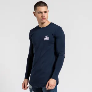 Signature Long Sleeve Tee - Midnight Navy