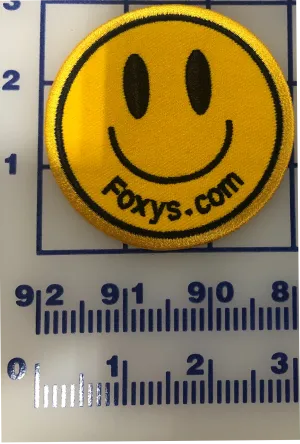 Smiley Face 3 Iron On Patch