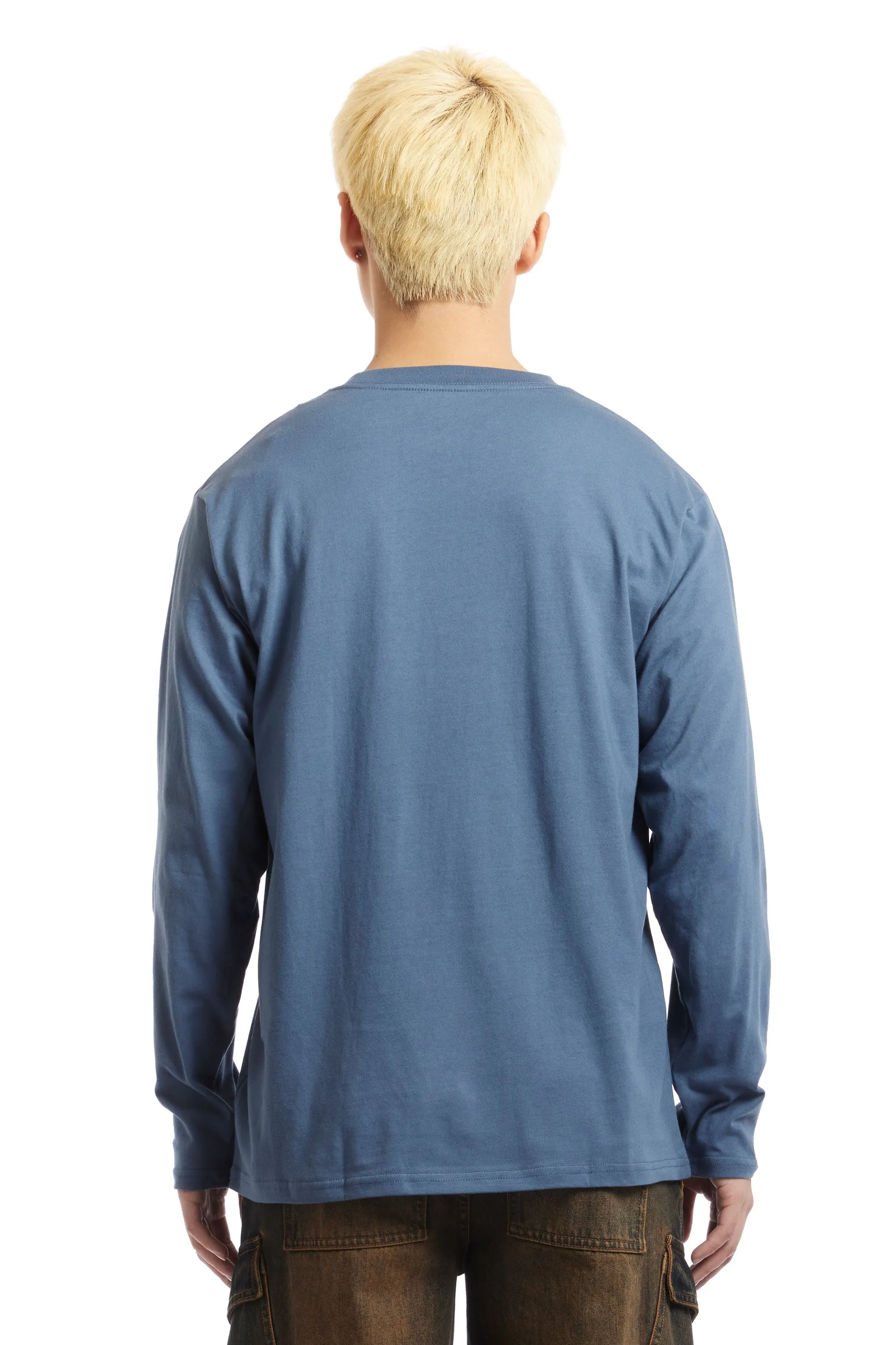 SNOW PEAK - SOFT COTTON LOGO LONG SLEEVE TEE