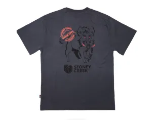 Stoney Creek Mens Grunty Tee - Dark Grey