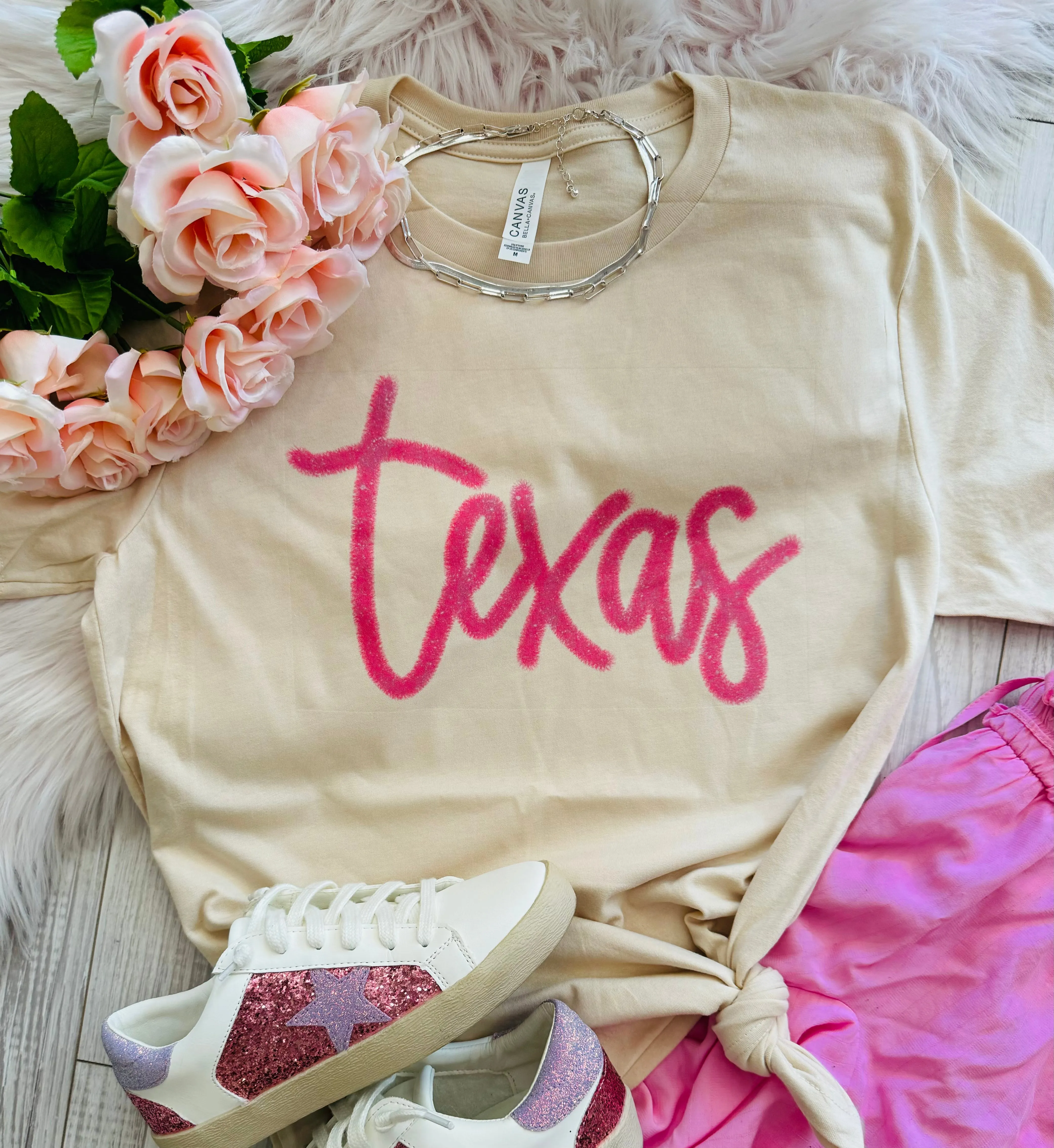 Texas Faux Tinsel Tee