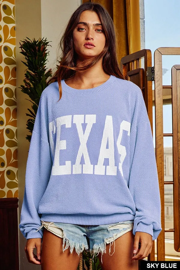 Texas Graphic Sweatshirt - Multiple Colors