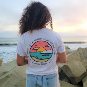 The Sunset Tee In White