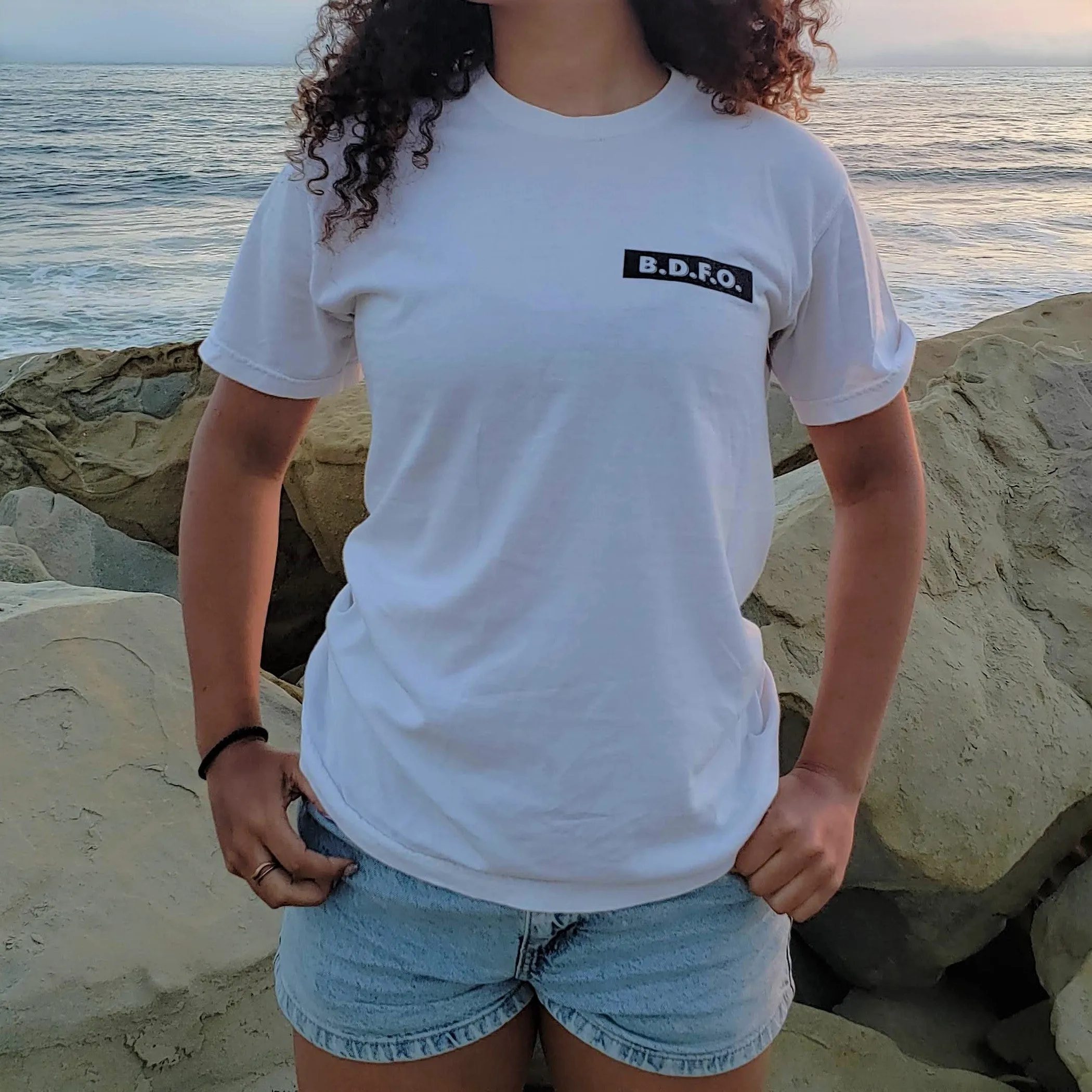 The Sunset Tee In White