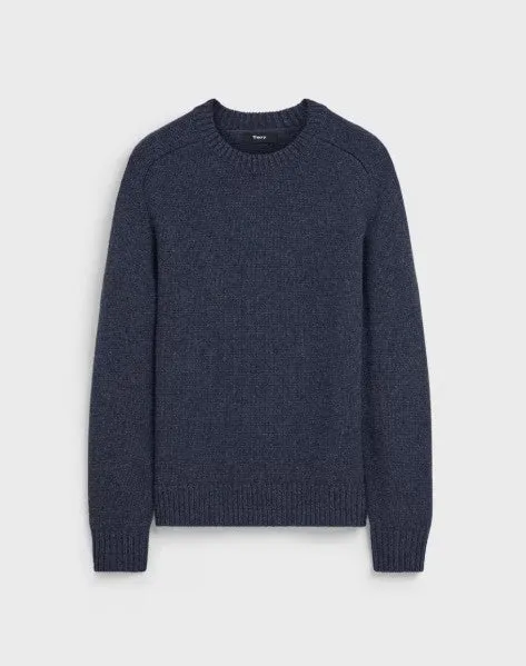 Theory Crewneck Sweater in Wool-Cashmere