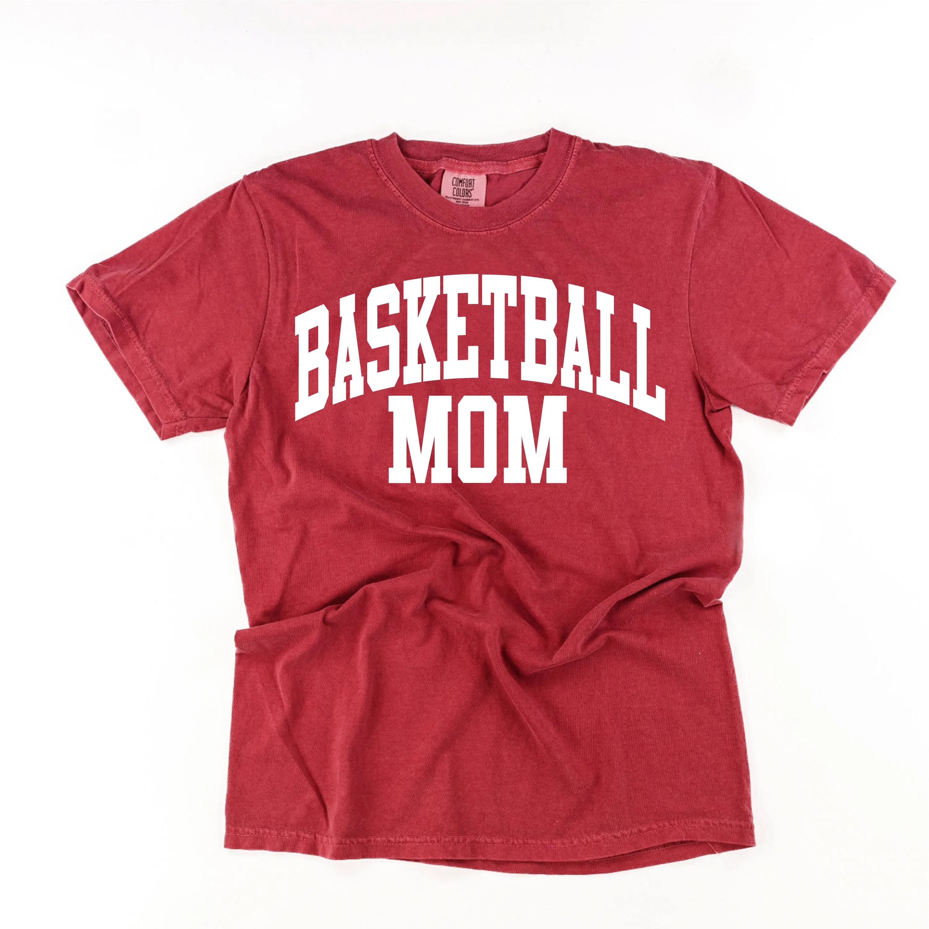 Varsity Style - BASKETBALL MOM - SHORT SLEEVE COMFORT COLORS TEE