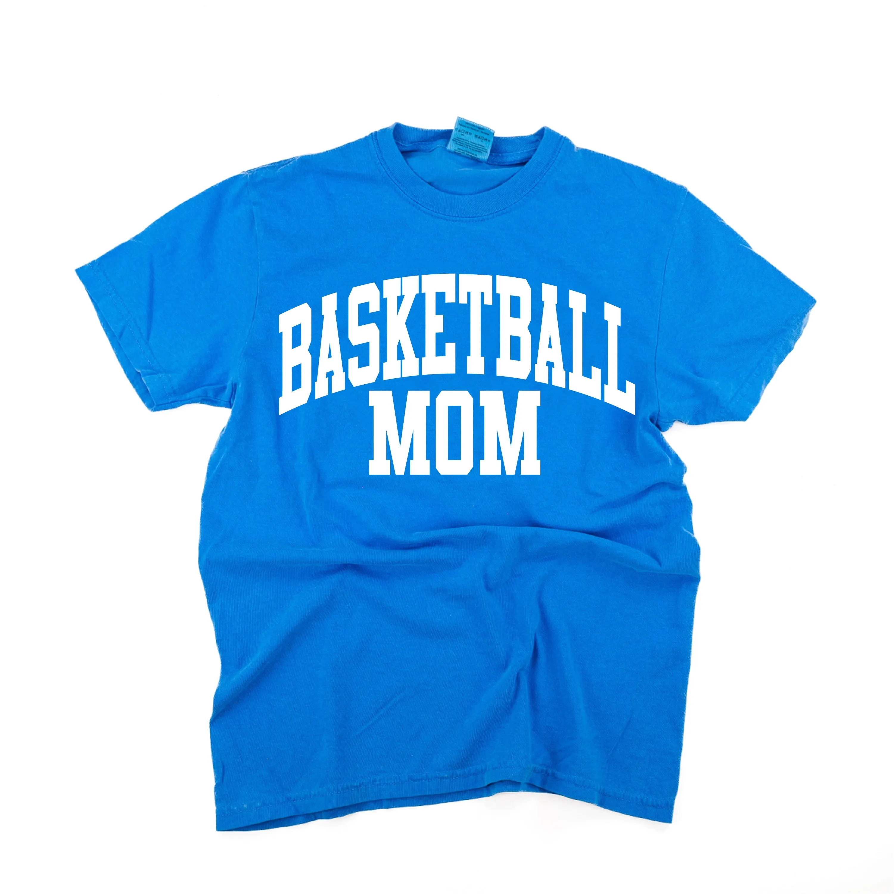 Varsity Style - BASKETBALL MOM - SHORT SLEEVE COMFORT COLORS TEE