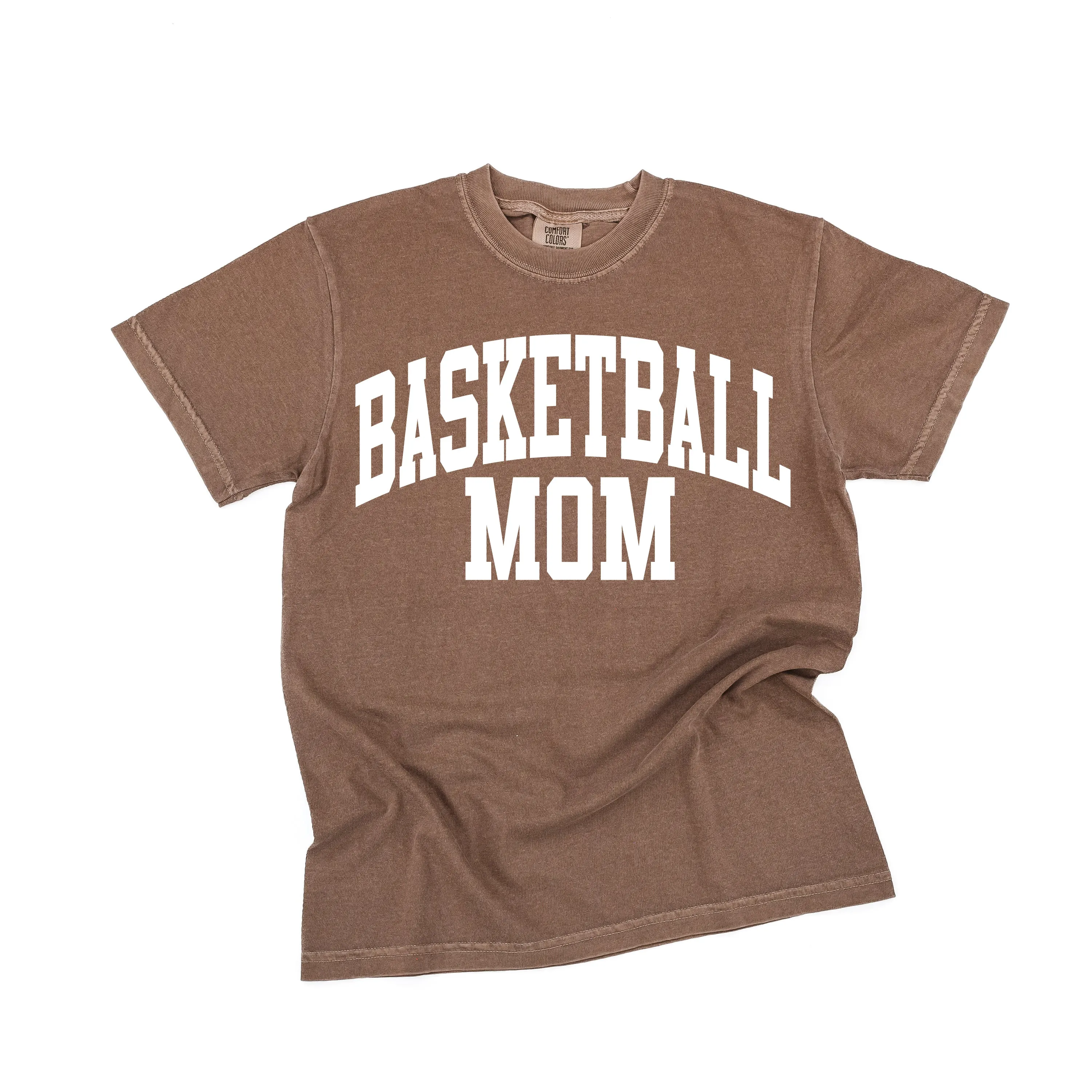 Varsity Style - BASKETBALL MOM - SHORT SLEEVE COMFORT COLORS TEE