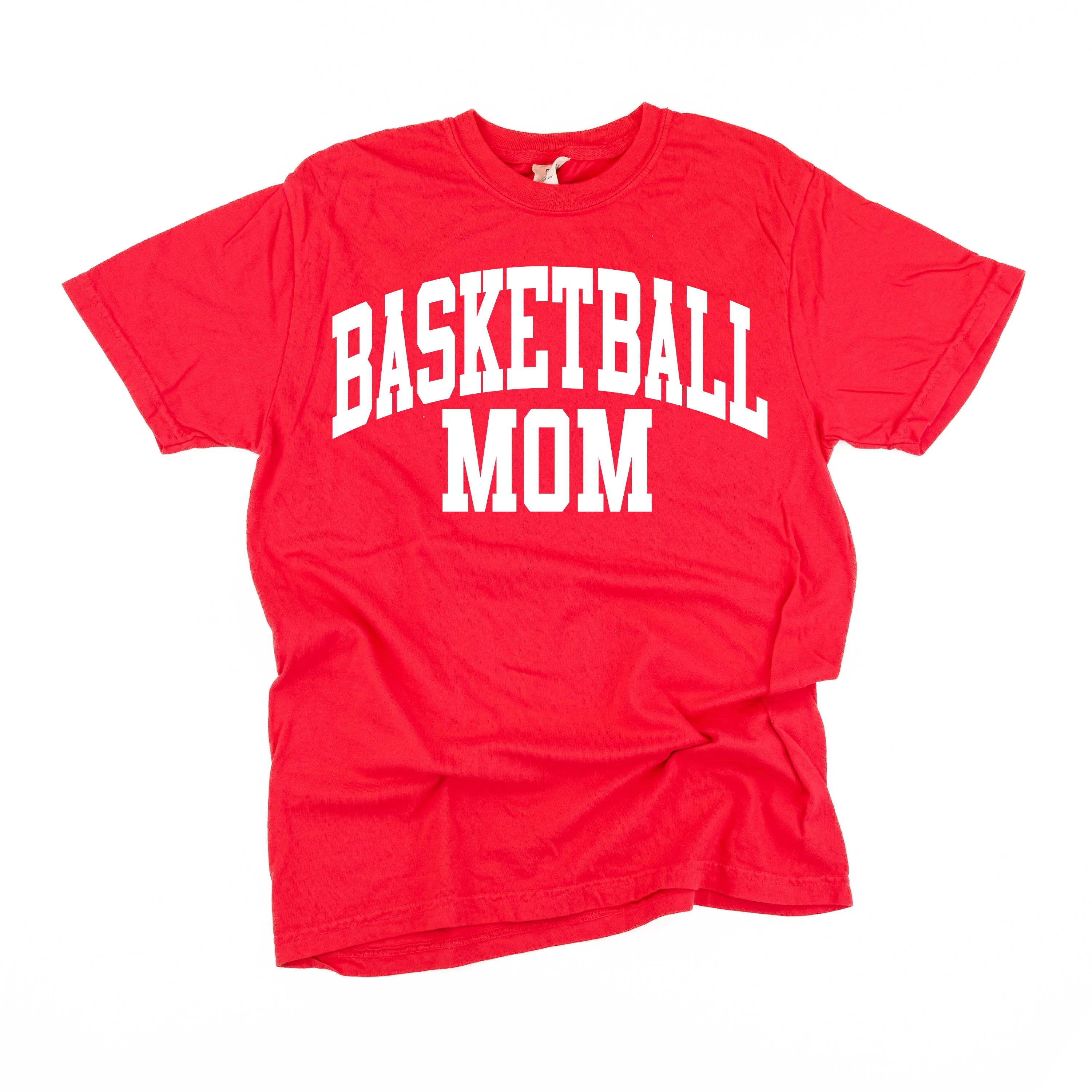 Varsity Style - BASKETBALL MOM - SHORT SLEEVE COMFORT COLORS TEE