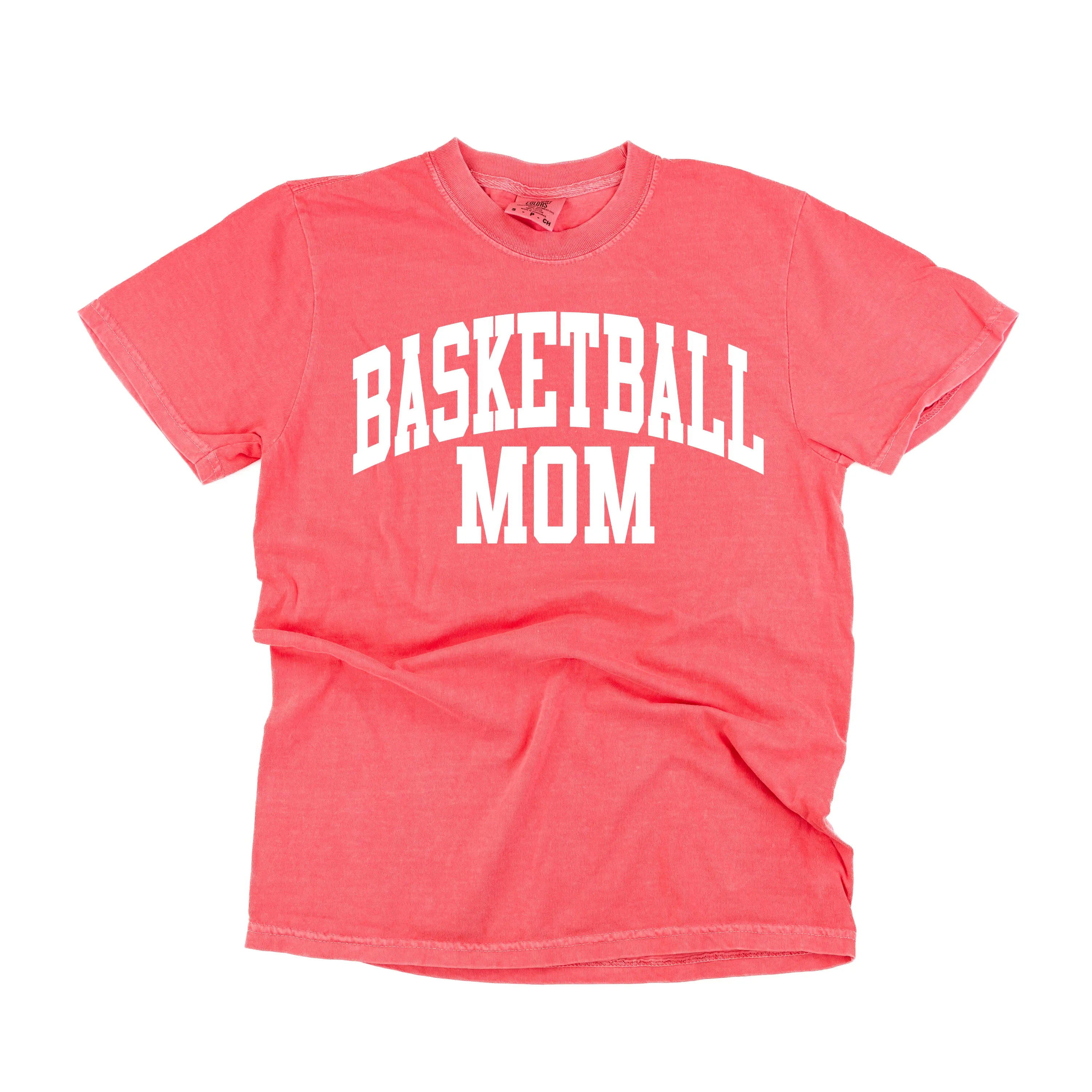 Varsity Style - BASKETBALL MOM - SHORT SLEEVE COMFORT COLORS TEE