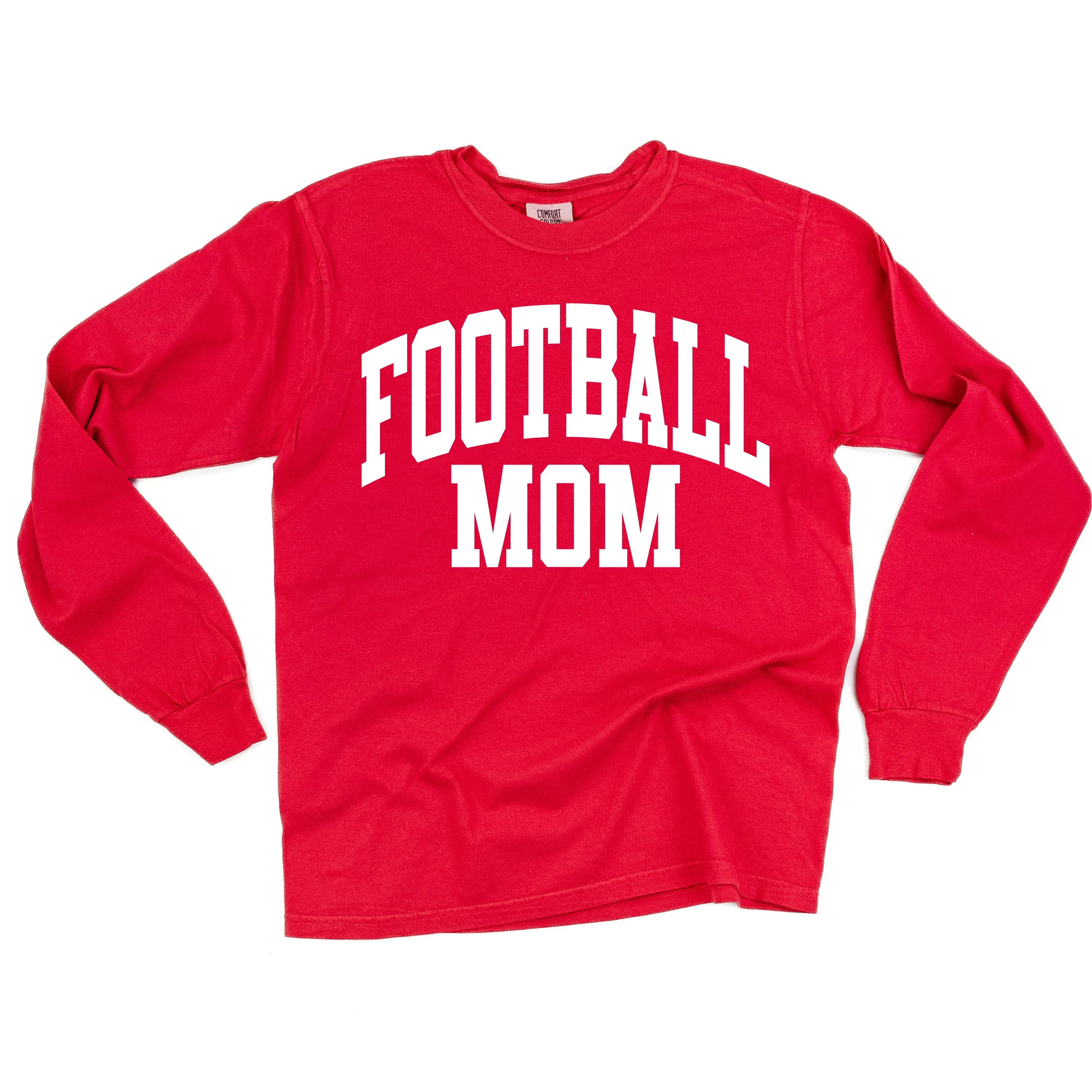 Varsity Style - FOOTBALL MOM - LONG SLEEVE COMFORT COLORS TEE