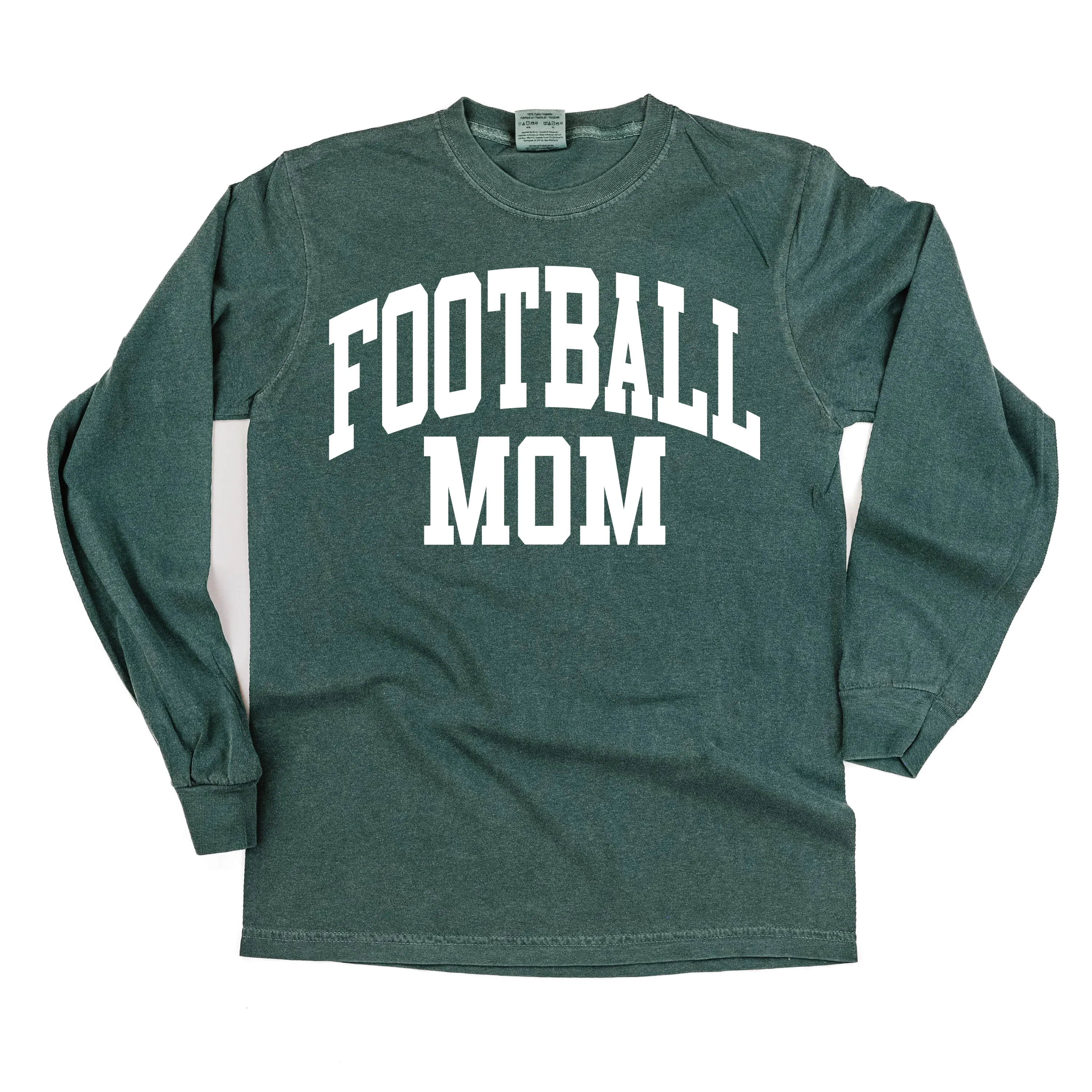 Varsity Style - FOOTBALL MOM - LONG SLEEVE COMFORT COLORS TEE