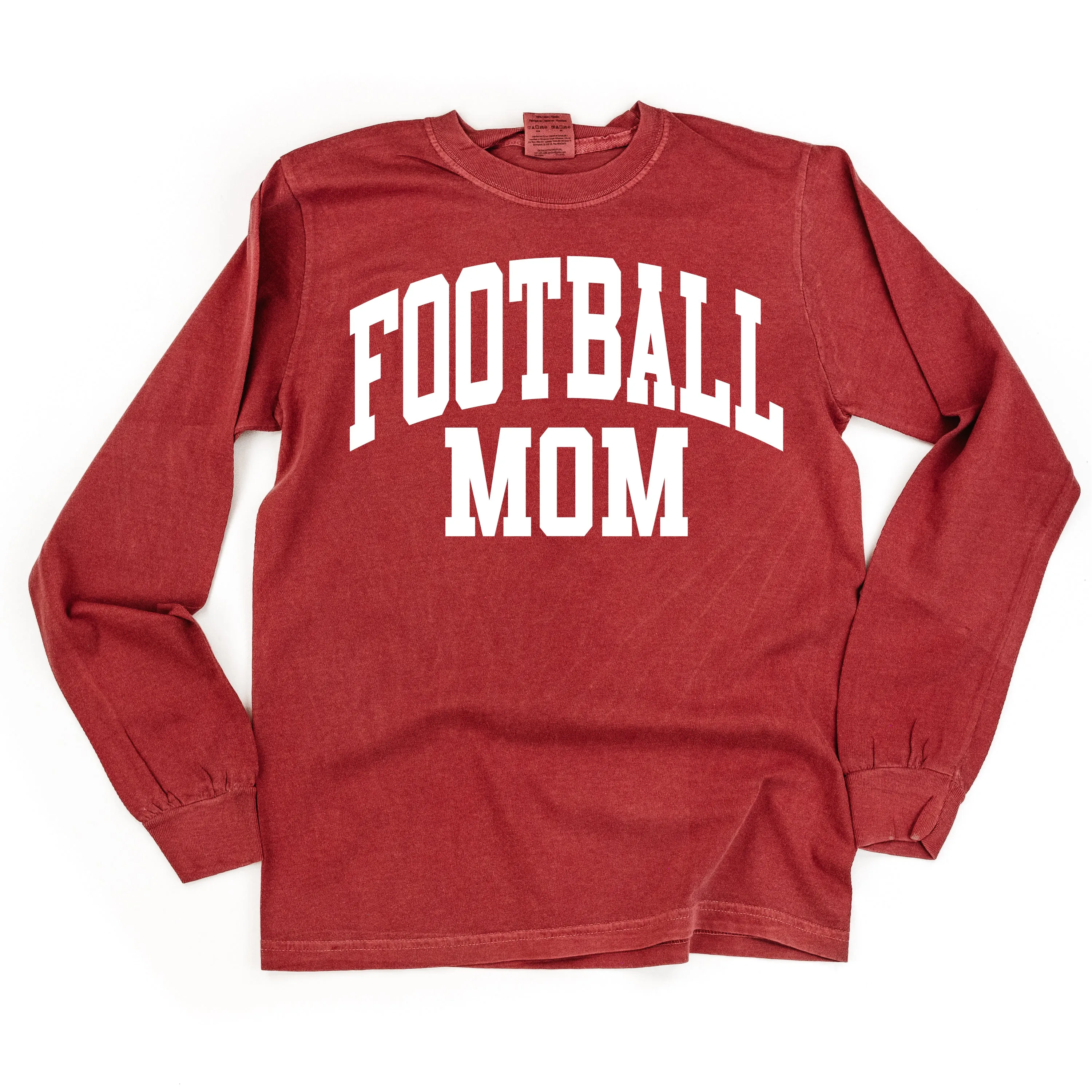 Varsity Style - FOOTBALL MOM - LONG SLEEVE COMFORT COLORS TEE