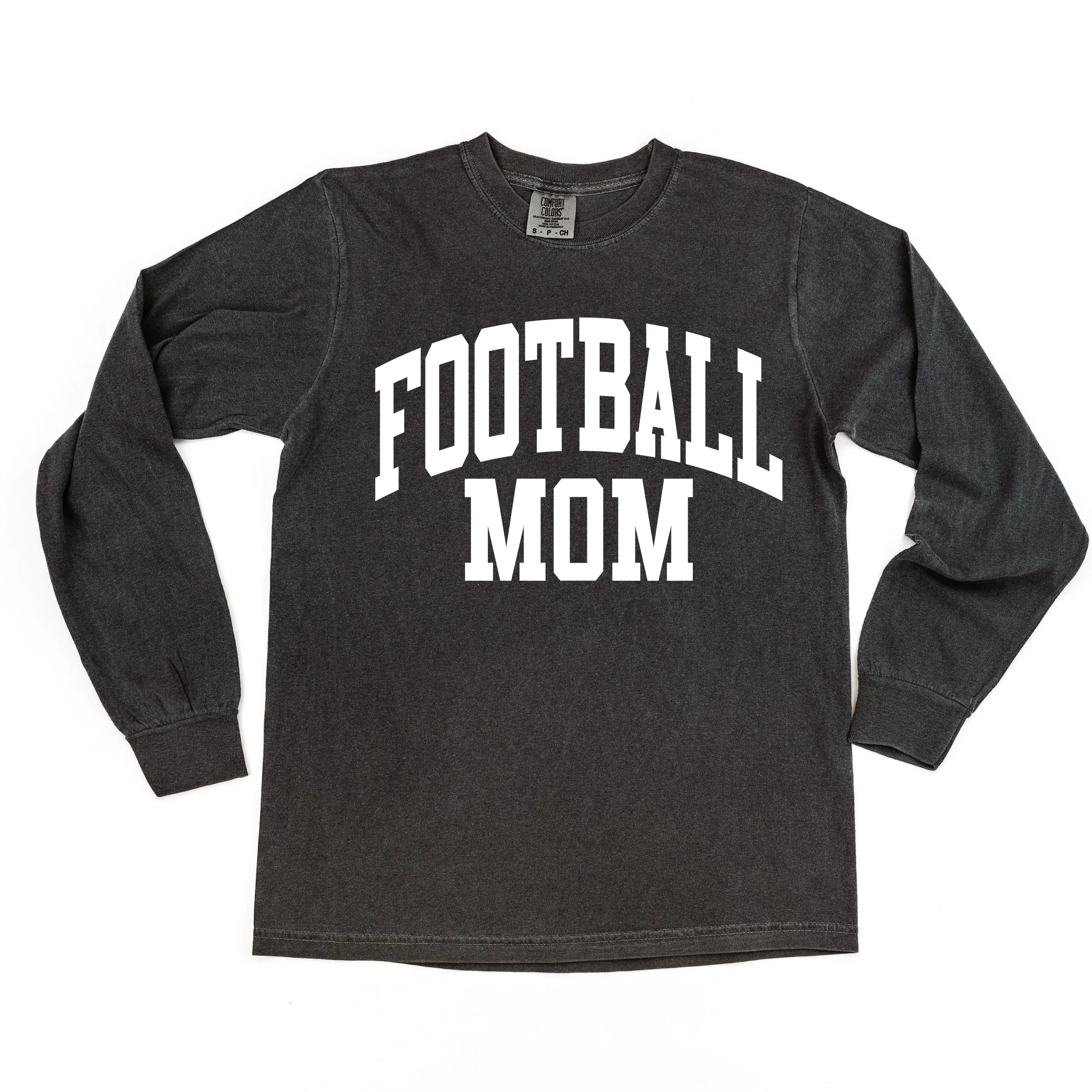 Varsity Style - FOOTBALL MOM - LONG SLEEVE COMFORT COLORS TEE