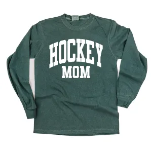 Varsity Style - HOCKEY MOM - LONG SLEEVE COMFORT COLORS TEE