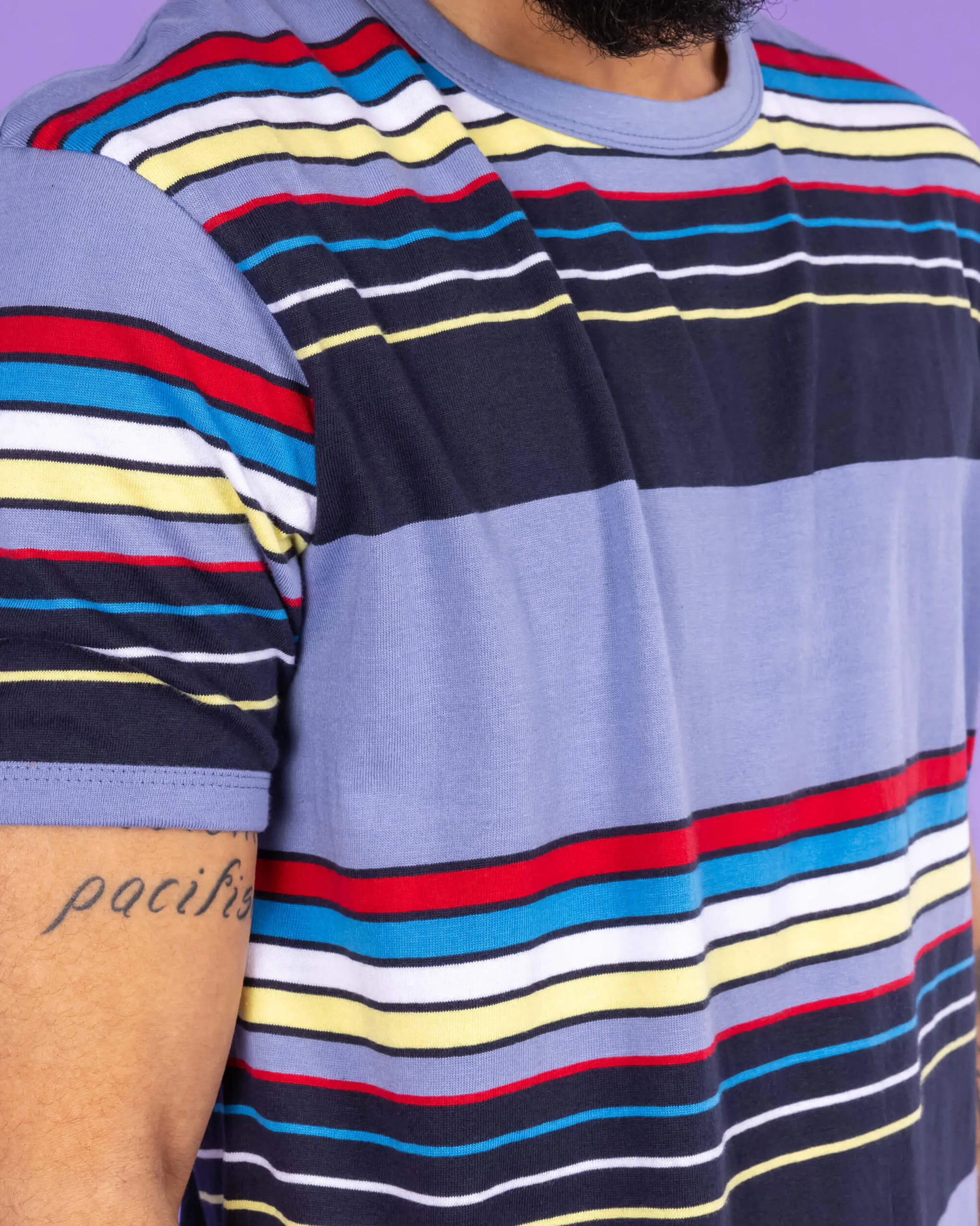 Vintage Blue Stripe Tee