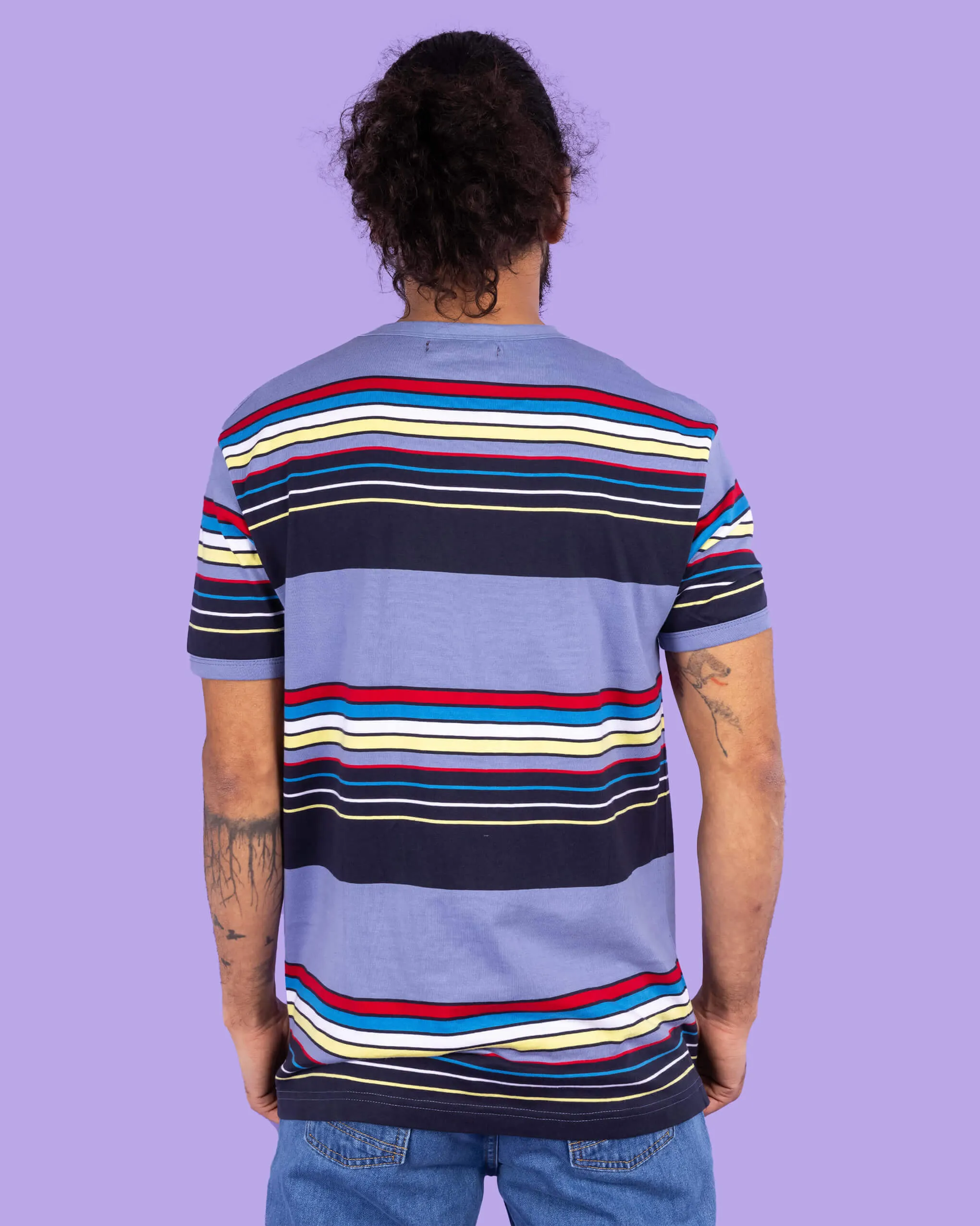 Vintage Blue Stripe Tee