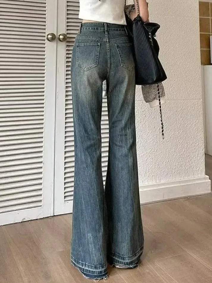 Vintage High Rise Flare Jeans