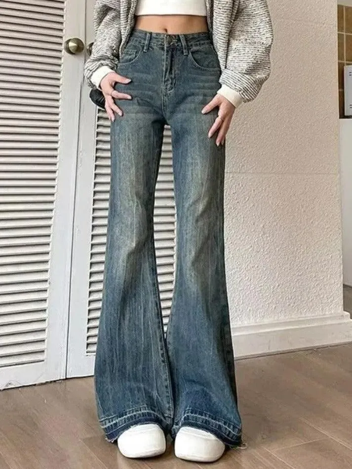 Vintage High Rise Flare Jeans