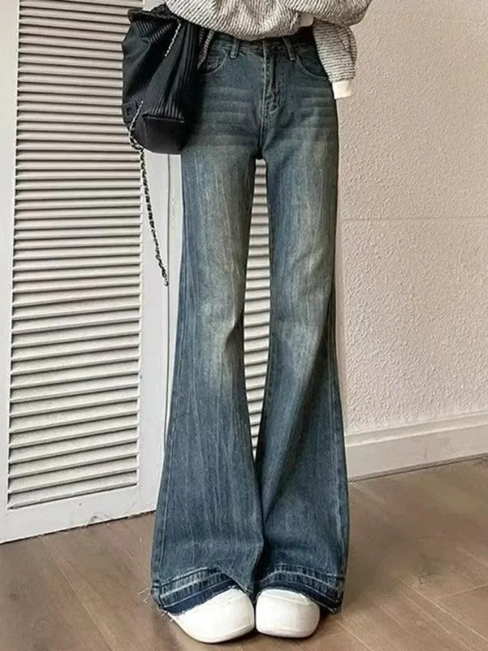 Vintage High Rise Flare Jeans