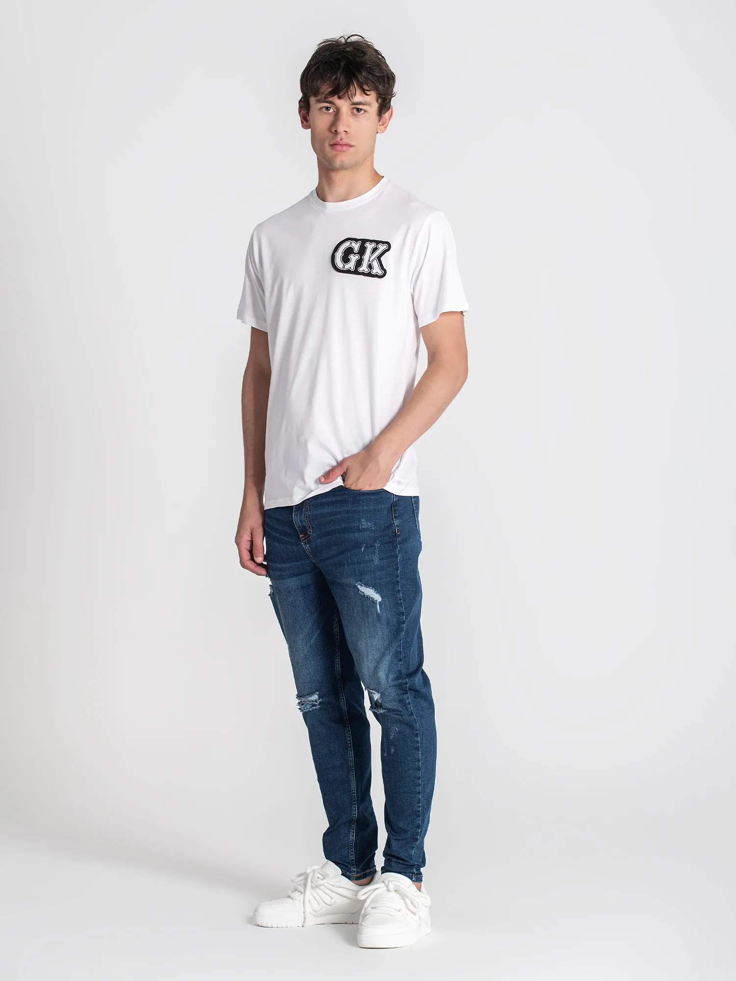 White GK West Tee