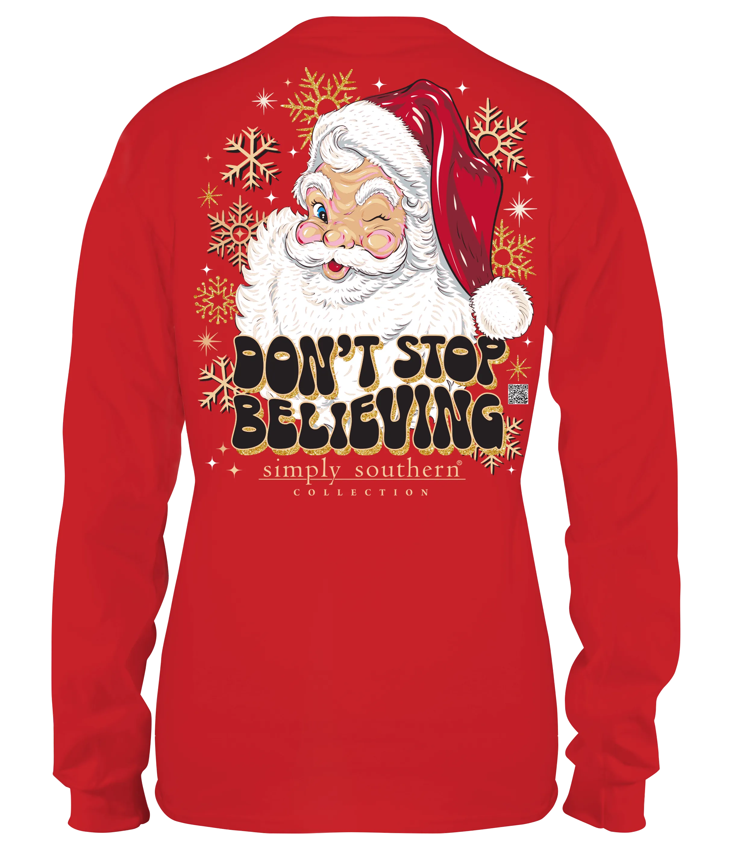 Youth 'Believe' Santa Long Sleeve Tee by Simply Southern