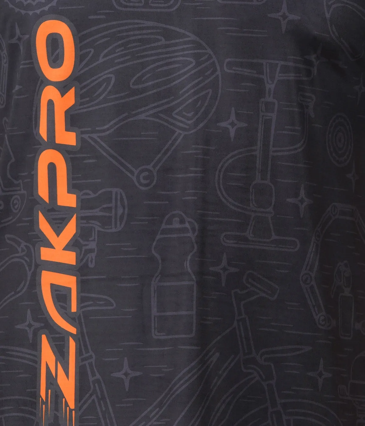 ZAKPRO Sports Tees for Men (Tone Black)